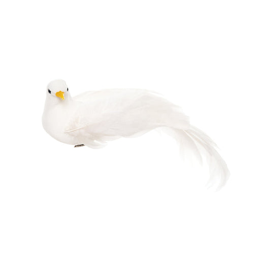 A Clip Dove Ornament.