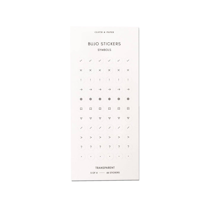 Cloth & Paper - Bujo Sticker Set