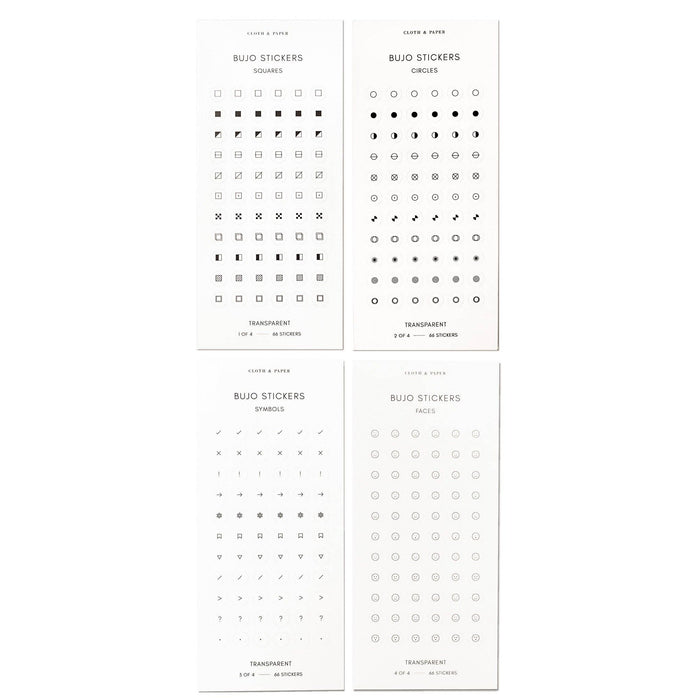 Cloth & Paper - Bujo Sticker Set