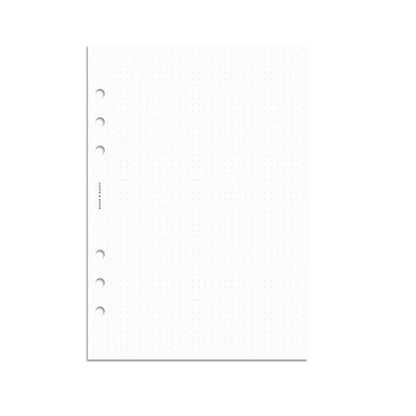 Cloth & Paper - Dot Grid Planner Inserts