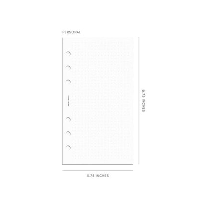 Cloth & Paper - Dot Grid Planner Inserts