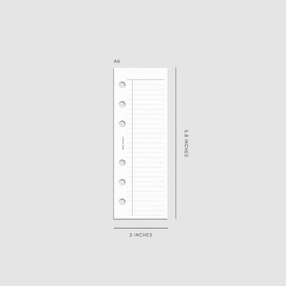 Cloth & Paper - Half Page Task Inserts