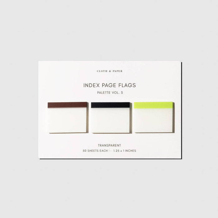 Cloth & Paper - Index Page Flags | Vol. 3