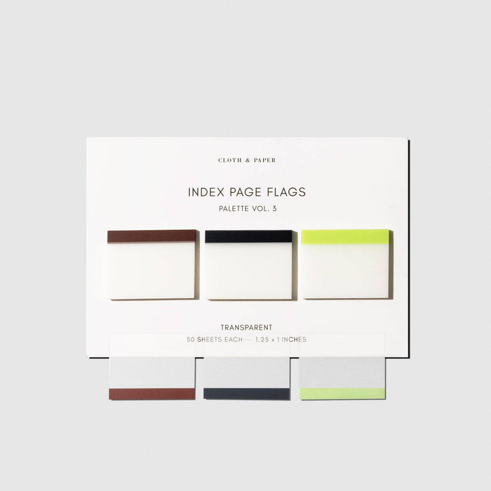 Cloth & Paper - Index Page Flags | Vol. 3