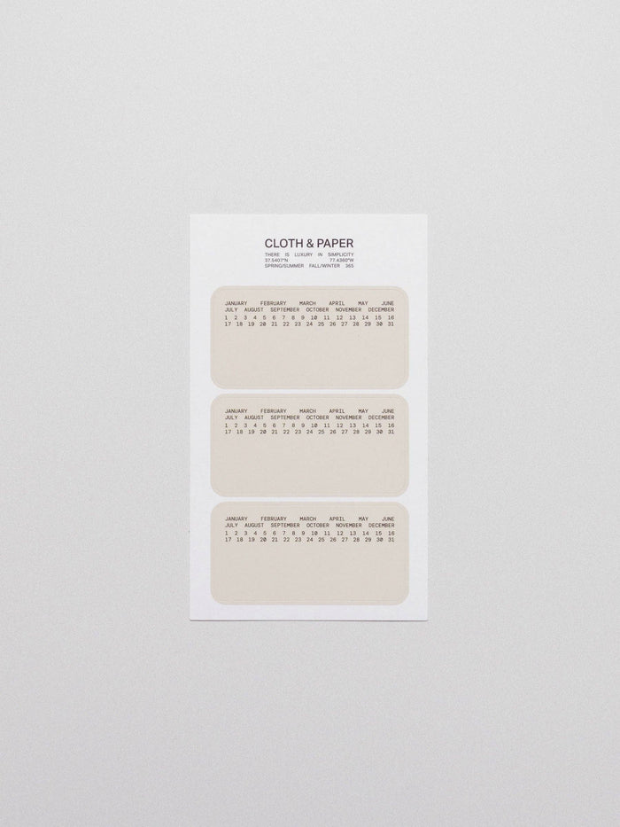 Cloth & Paper - Label Planner Stickers | Note