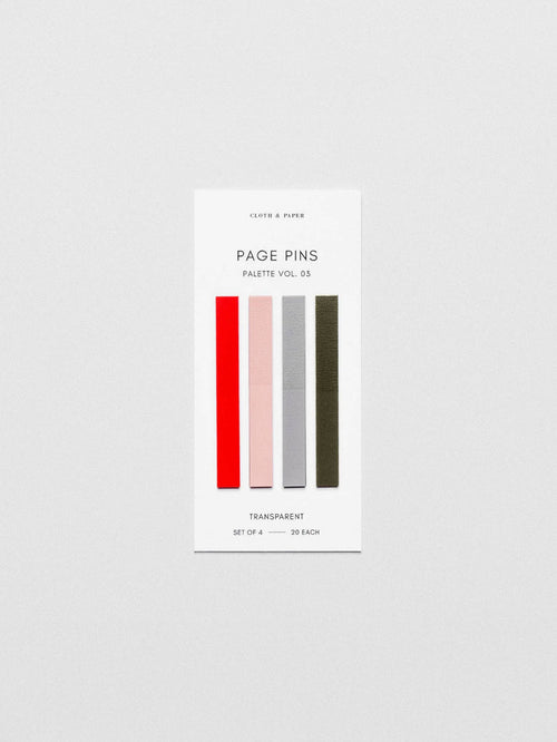 Cloth & Paper - Page Pins | Vol 03