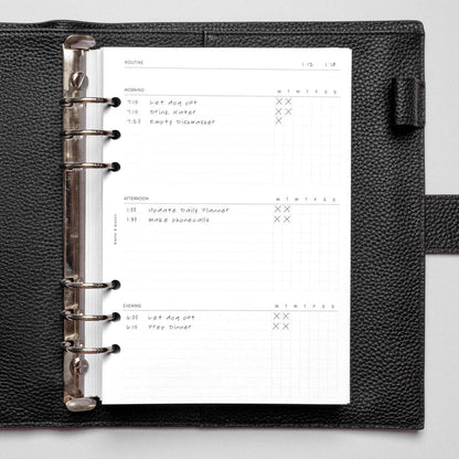 Cloth & Paper - Routine Builder Planner Inserts