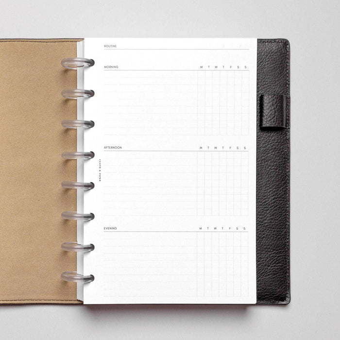 Cloth & Paper - Routine Builder Planner Inserts