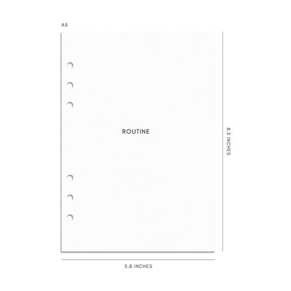 Cloth & Paper - Routine Builder Planner Inserts