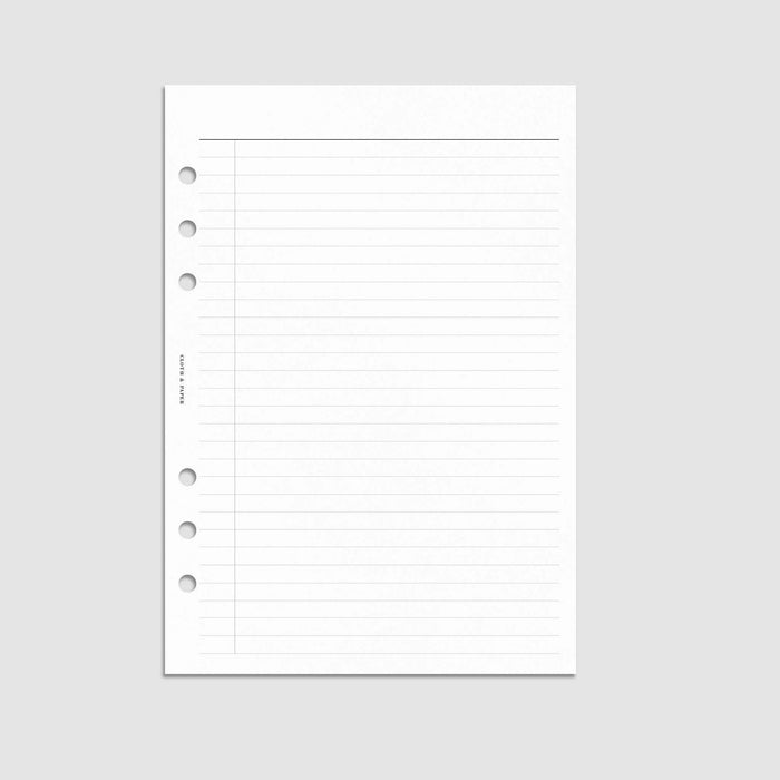 Cloth & Paper - Task Planner Inserts
