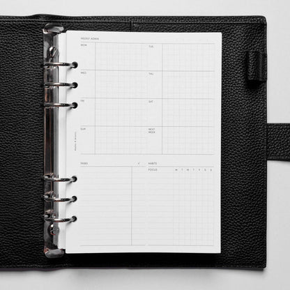 Cloth & Paper - Weekly Admin Planner Inserts | Monday Start