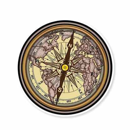 Compass Sticker - Stickers | STICK IT UP
