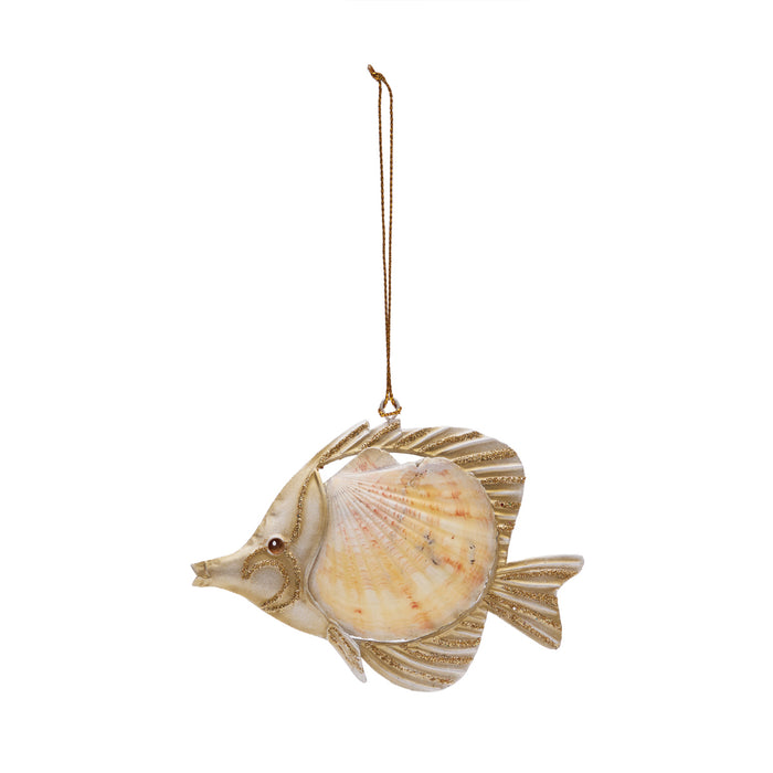 A Coral Fish & Shell Ornament.