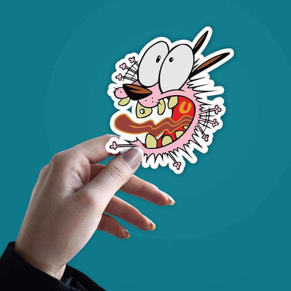 Courage the Cowardly Dog Sticker - Stickers | STICK IT UP
