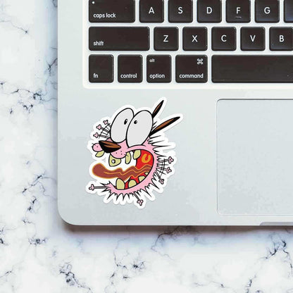 Courage the Cowardly Dog Sticker - Stickers | STICK IT UP