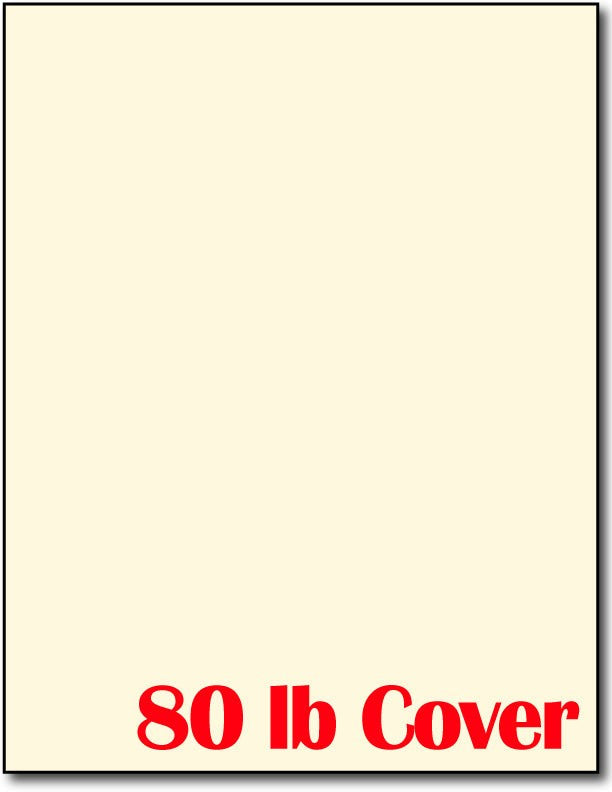 80 lb Crean Linen CardStock , size A6, measure (8 1/2" x 11") , compatible with copier, inkjet and laser , Linen Both sides
