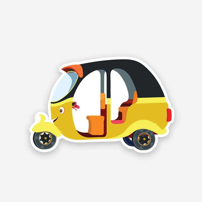 Cute Autorickshaw sticker - Stickers | STICK IT UP