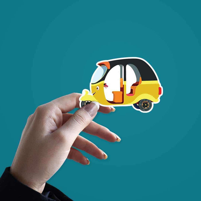 Cute Autorickshaw sticker - Stickers | STICK IT UP