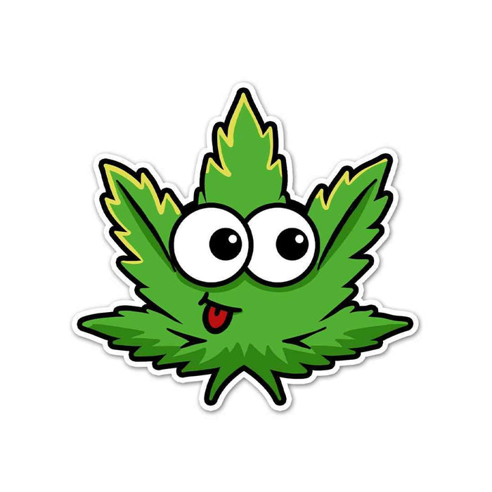 Cute Weed Sticker - Stickers | STICK IT UP