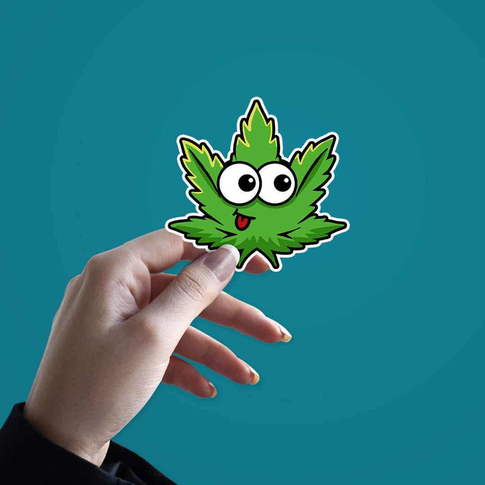 Cute Weed Sticker - Stickers | STICK IT UP