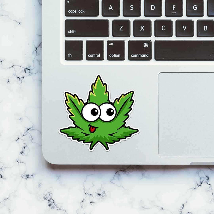 Cute Weed Sticker - Stickers | STICK IT UP