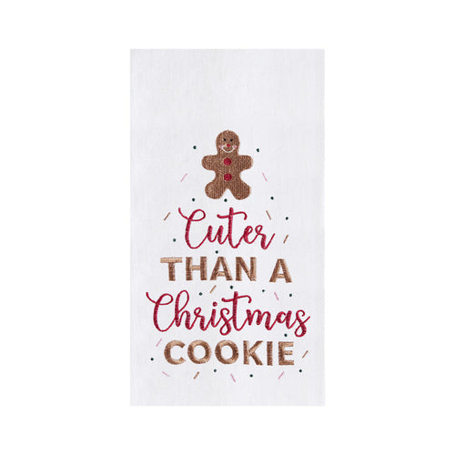 A Cuter Than A Christmas Cookie Flour Sack Kitchen Towel.