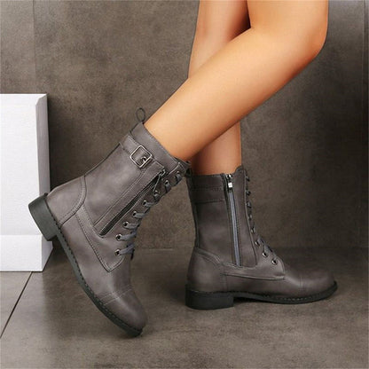 Dana™ | Toe Side Zipper Orthopedic Boots