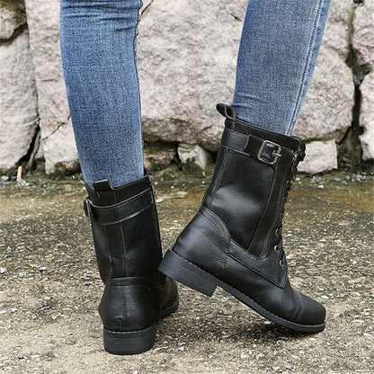 Dana™ | Toe Side Zipper Orthopedic Boots