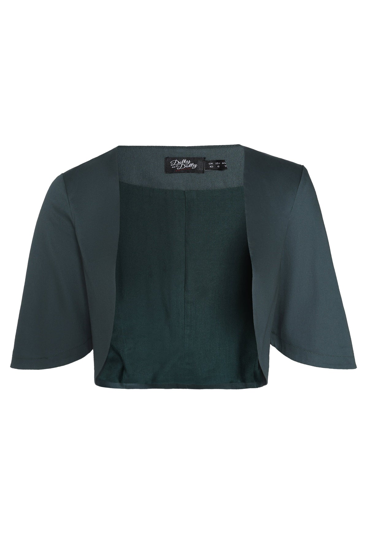Lisette Dark Green Bolero Jacket