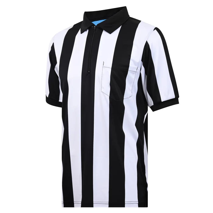 Davis BFX 2 1/4" Stripe Football Referee Shirt w/ Chest American Flag