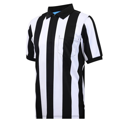 Davis BFX 2 1/4" Stripe Football Referee Shirt w/ Chest American Flag