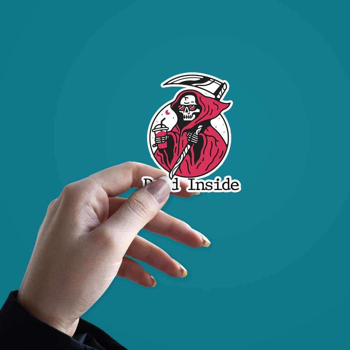 DEAD INSIDE sticker - Stickers | STICK IT UP