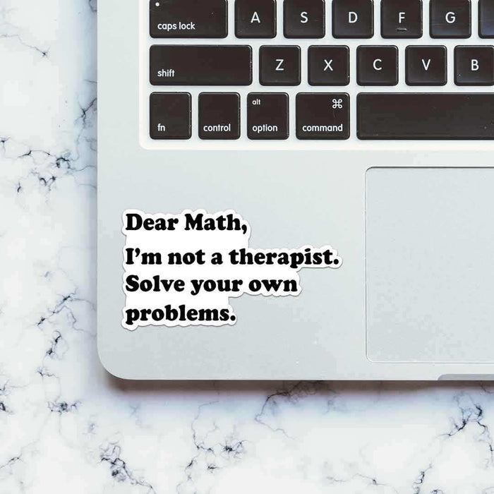 Dear Math Sticker - Stickers | STICK IT UP