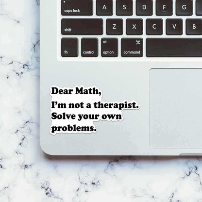 Dear Math Sticker - Stickers | STICK IT UP