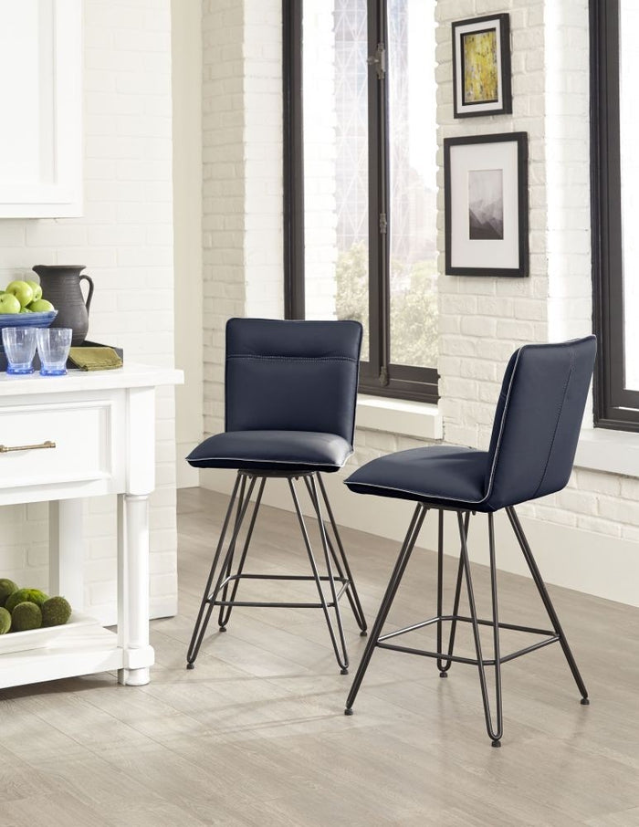 Demi Swivel Counter Stool Cobalt - Bar Stools - - Greathouse
