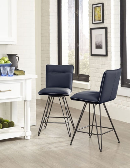 Demi Swivel Counter Stool Cobalt - Bar Stools - - Greathouse