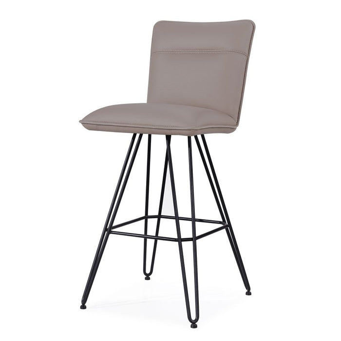 Demi Swivel Counter Stool Taupe - Bar Stools - - Greathouse