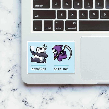 Designer and Deadlines Sticker - Stickers | STICK IT UP