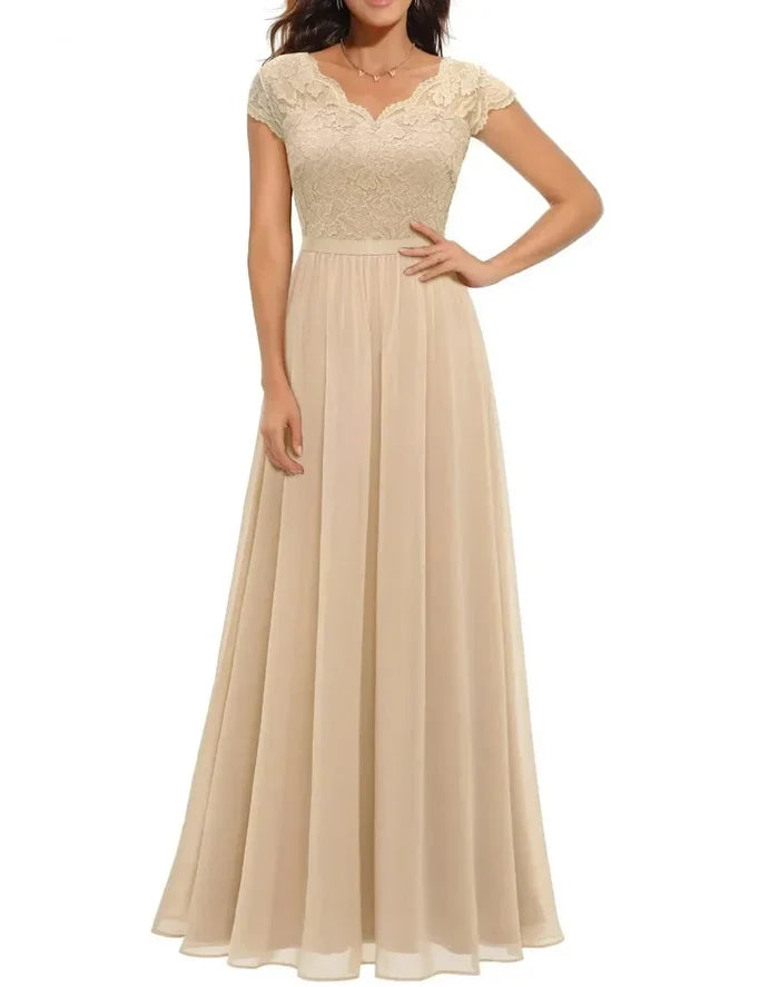 Diane™ | Women’s Elegant Lace Long Dress