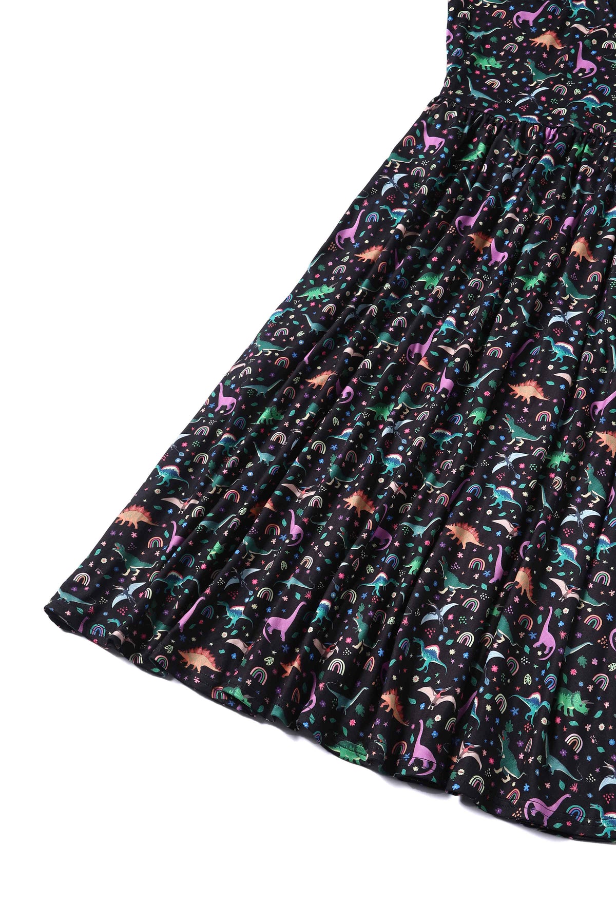 Billie Dinosaur & Rainbow Long Sleeved Dress