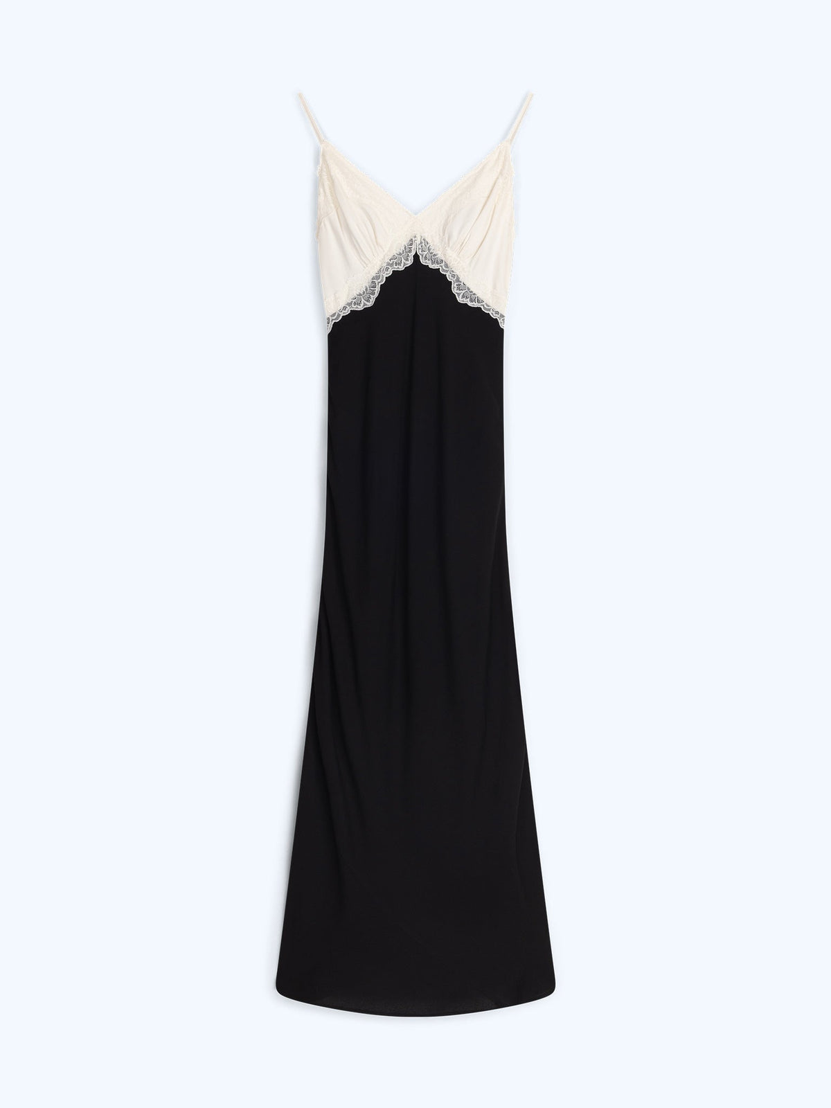 Drew Maxi Dress in Black and White