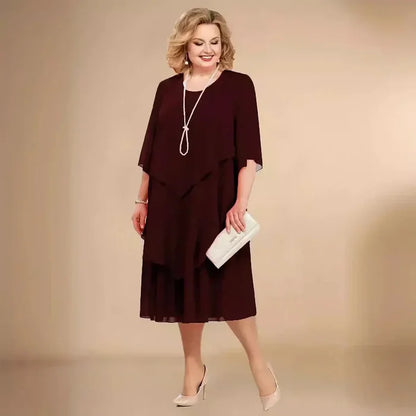 Ellen™ | Elegant Chiffon Dress