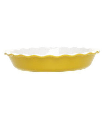 Emile Henry 9 Inch Yellow Pie Plate
