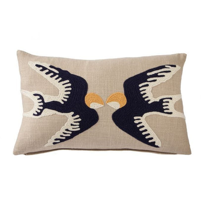 En Casa Oxford Tan - Throw Pillows - - Greathouse