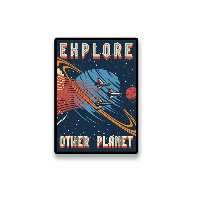 Explore Other Planet Sticker - Stickers | STICK IT UP