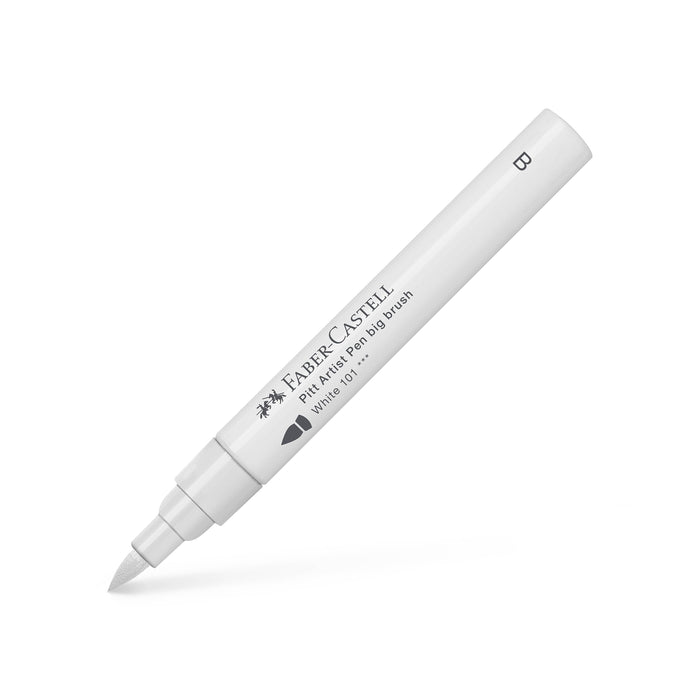 Faber-Castell - Pitt Artist Big Brush Pen - White - 2.5 mm Marker