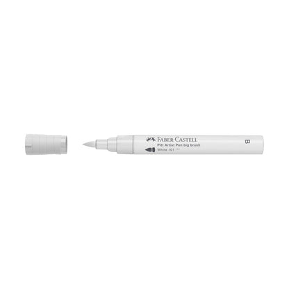 Faber-Castell - Pitt Artist Big Brush Pen - White - 2.5 mm Marker