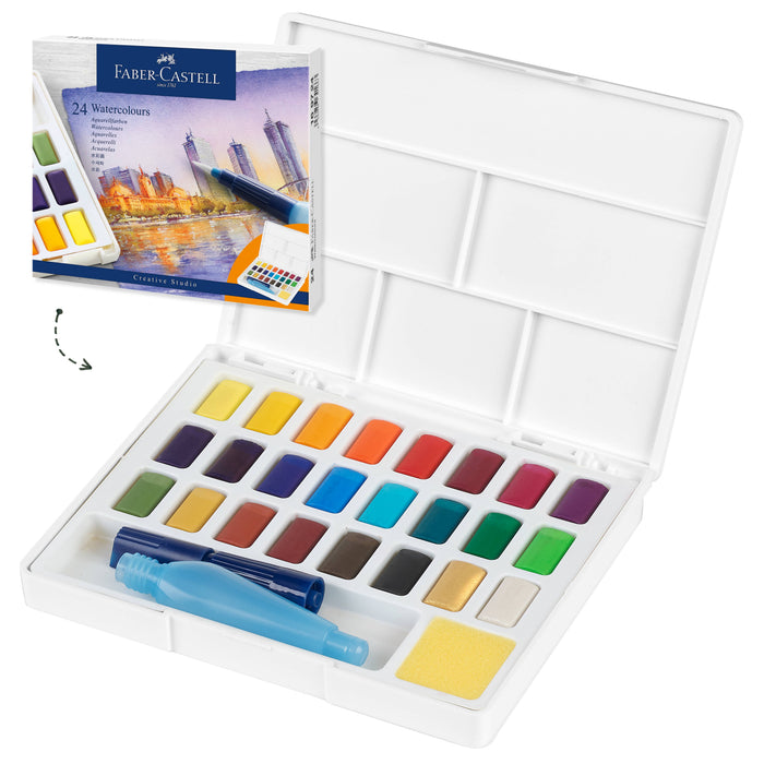 Faber-Castell - Watercolors Pans - Set of 24