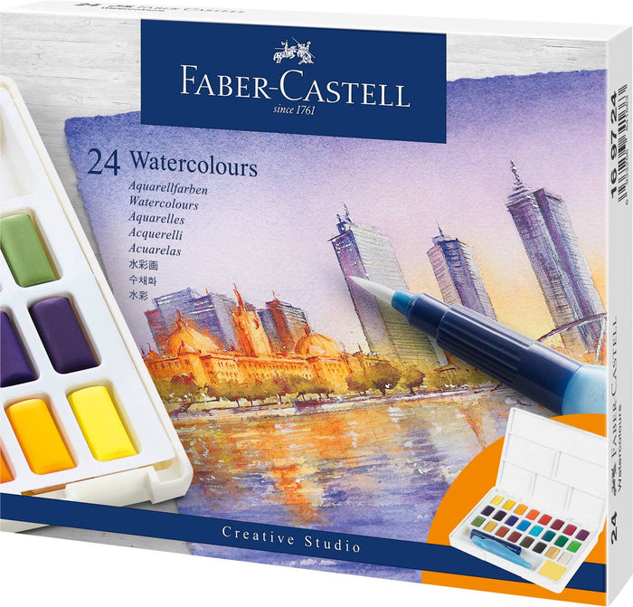 Faber-Castell - Watercolors Pans - Set of 24