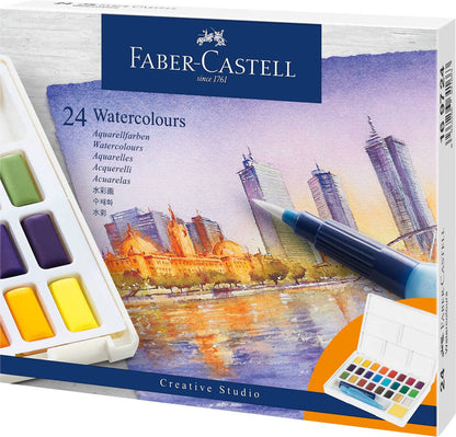 Faber-Castell - Watercolors Pans - Set of 24